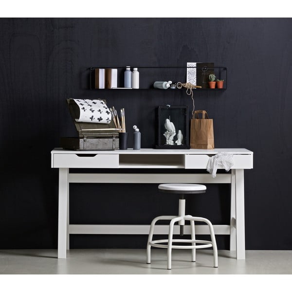 Birou WOOOD Nikki, alb-image-1