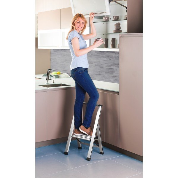 Scară din metal 74 cm Alu-Design – Wenko-image-1