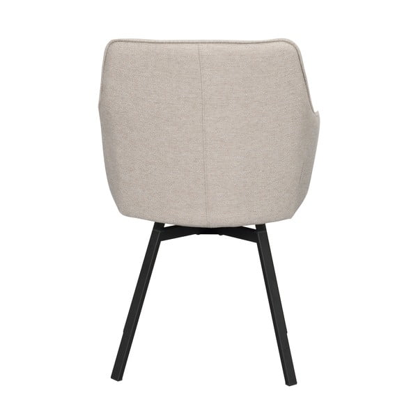 Set de scaune de sufragerie bej 2 buc. tapițat Alison – Rowico-image-4