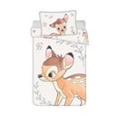 Lenjerie de pat pentru copii din bumbac pentru pătuț 100x135 cm  Bambi "Beige" – Jerry Fabrics