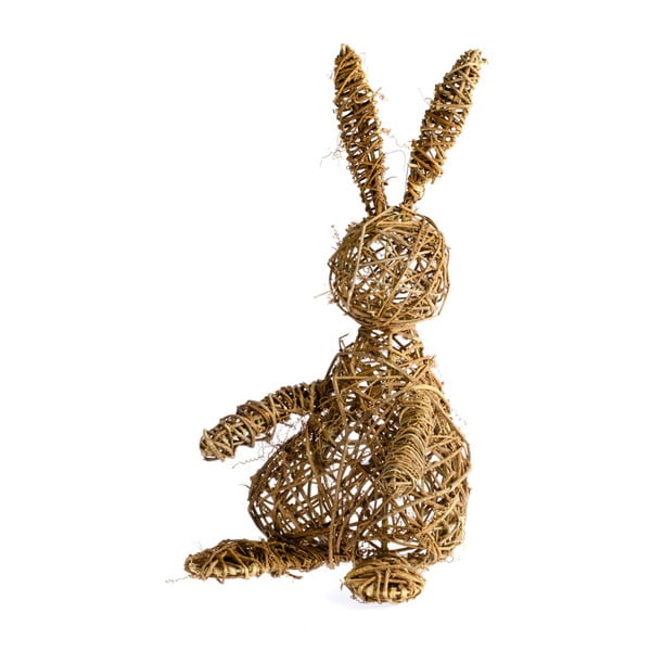 Decorațiune din răchită în formă de iepure Dakls Easter Time