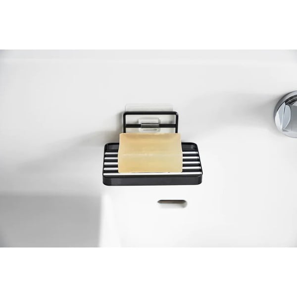 Săpunieră neagră autoadezivă din metal Film Hook – YAMAZAKI-image-1