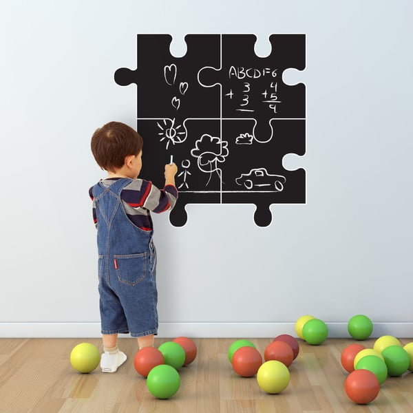 Autocolant tip tablă Walplus Chalkboard Puzzle