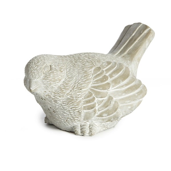 Decorațiune din ceramică Simla Bird, înălțime  14 cm, gri