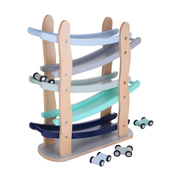 Pistă în cascadă pentru mașini din lemn Kindsgut Run-image-3