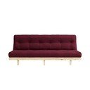 Canapea variabilă Karup Design Lean Raw Bordeaux