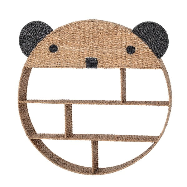 Bibliotecă de perete pentru copii din iarbă-de-mare 91,5x98 cm Ghalia – Bloomingville Mini-image-2