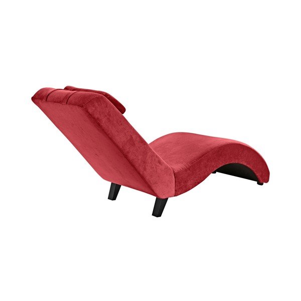 Șezlong Max Winzer Norris Velvet, roșu-image-4