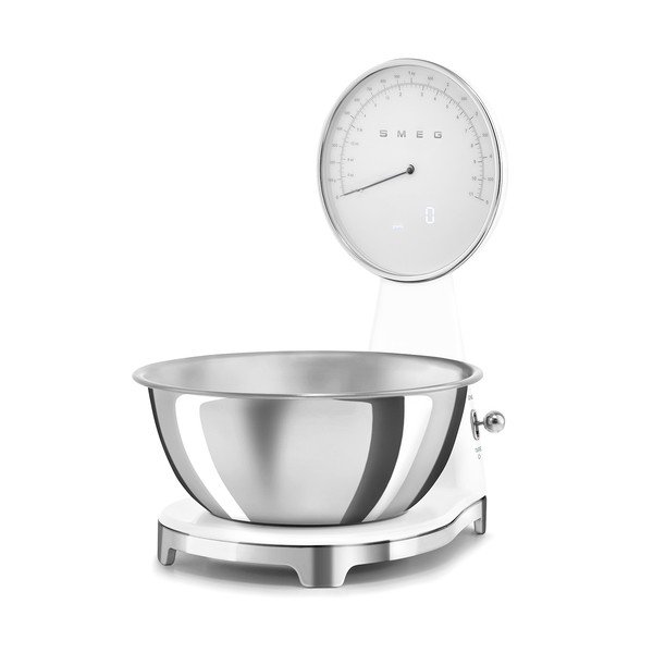 Cântar de bucătărie alb din plastic digital – SMEG-image-4