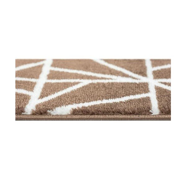Covorașe pentru scări maro 13 buc. 22x73 cm Striped – Mila Home-image-1