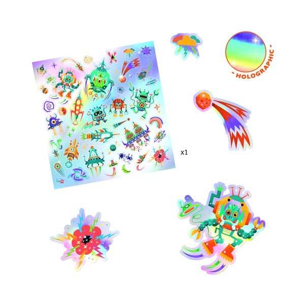 Set 30 autocolante Djeco Space-image-2