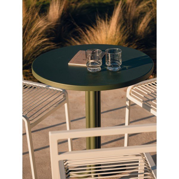 Masă  de grădină rotundă din metal ø 59 cm Nokk – noo.ma-image-3