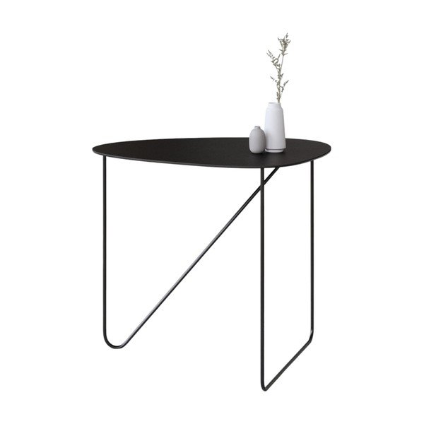 Măsuță de cafea neagră din metal 44x50 cm Curve L Bull – LIND DNA-image-3