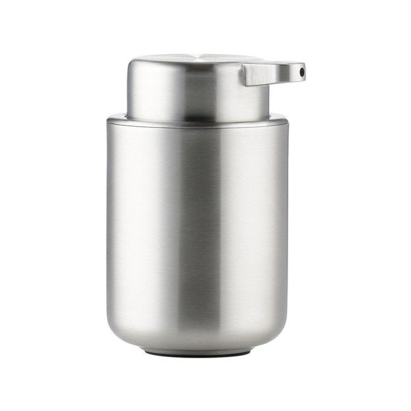 Dozator de săpun lichid argintiu mat din oțel inoxidabil 250 ml Ume Steel – Zone