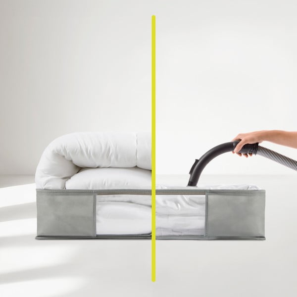 Cutie de depozitare sub pat, din plastic cu vacuum 60x45x15 cm – Homéa