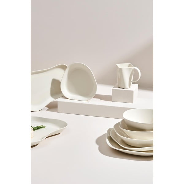 Set 2 farfurii Kütahya Porselen Basic, ø 24 cm, alb-image-3