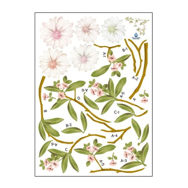 Set autocolante Ambiance Flowering Magnolia-image-1