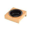 Bol cu suport  pentru câini, din bambus ø 12 cm – Love Story