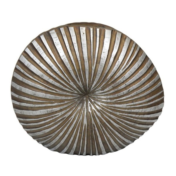 Vază maro deschis Stardeco Shell, 44 cm