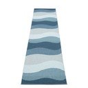 Covor tip traversă pentru interior și exterior albastru 70x300 cm Urvi Water – Pappelina