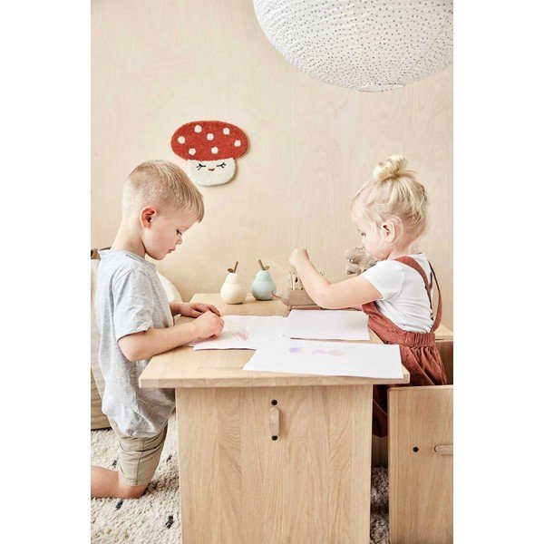 Abajur pentru copii fildeș cu abajur din hârtie Moyo – OYOY Living Design-image-1