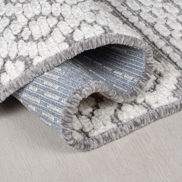 Covor gri lavabil 218x160 cm Jhansi - Flair Rugs-image-1