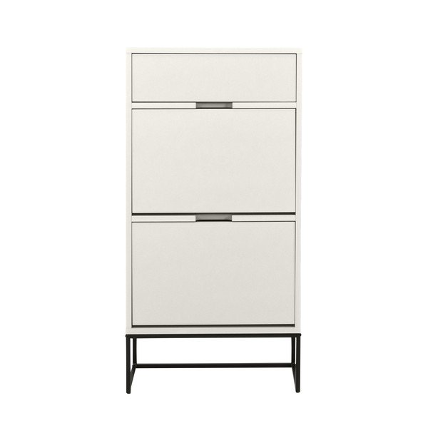 Pantofar alb cu deschidere înclinată Lipp - Tenzo-image-3