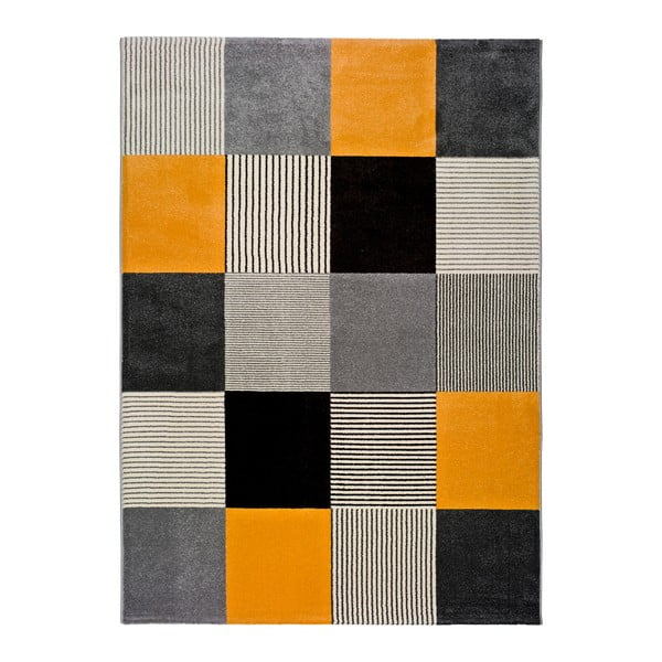 Covor Universal Gladys Lento, 160 x 230 cm, portocaliu-gri