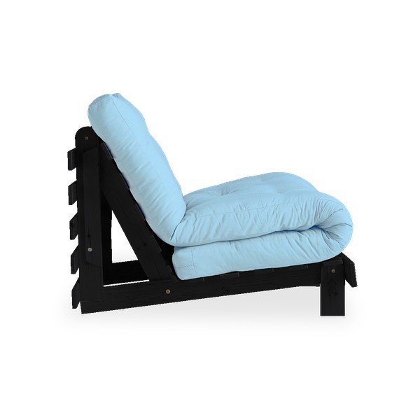 Fotoliu variabil KARUP Design Roots Black/Light Blue, albastru deschis-image-3