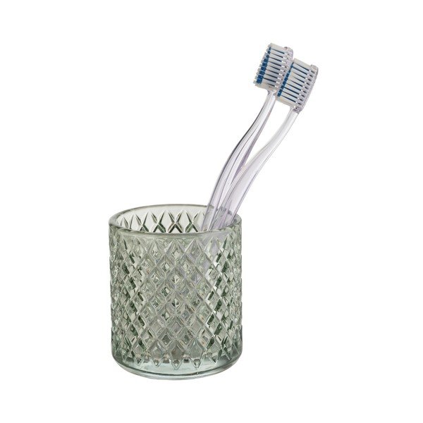 Suport pentru periuța de dinți verde mentă din sticlă Atessa – Wenko-image-2