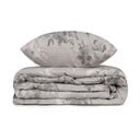 Lenjerie de pat gri din bumbac ranforcé pentru pat de o persoană 140x200 cm Elena – Mijolnir