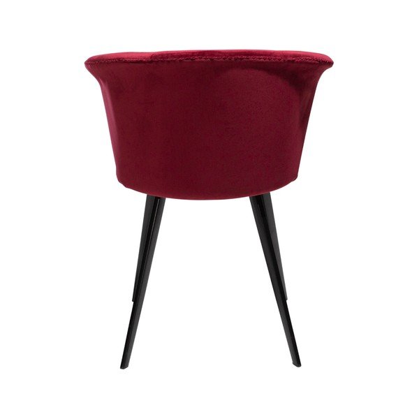 Fotoliu DAN–FORM Denmark Merge Velvet, vișiniu-image-4