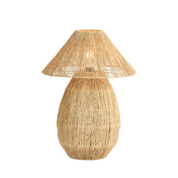 Veioză în culoare naturală cu abajur din iută (înălțime 55 cm) Maruva – Light & Living-image-3
