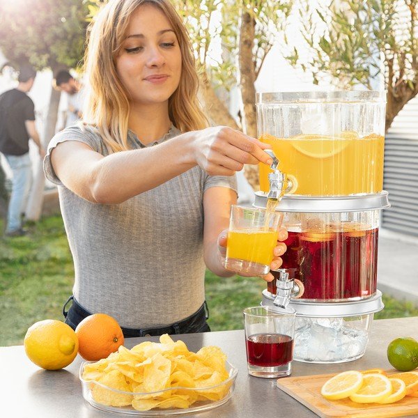 Recipient de băuturi pe două niveluri cu robinet InnovaGoods-image-4