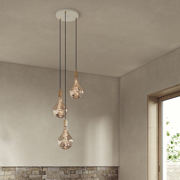 Lustră în culoarea bronzului cu intensitate reglabilă ø 25 cm Triple Pendant – tala-image-2