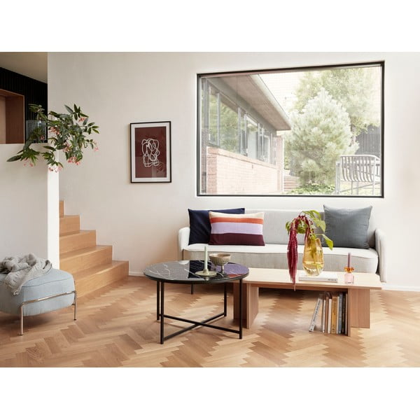 Vază handmade din sticlă galbenă Glow – Hübsch-image-3