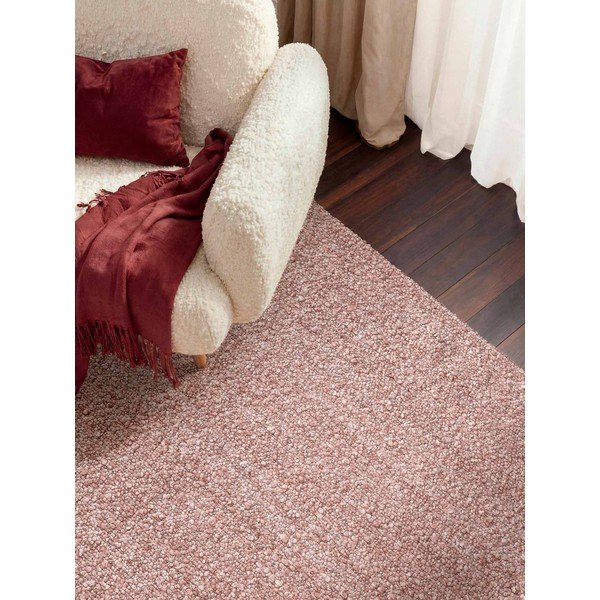 Covor roz prăfuit țesut manual din material bouclé 120x170 cm Notting Hill Portobello – Ted Baker-image-1