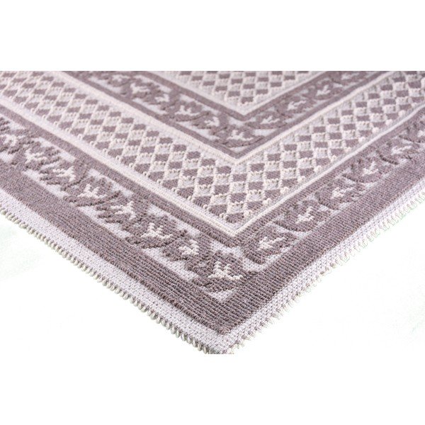 Covor din bumbac Vitaus Olivia, 80 x 200 cm, taupe-image-1