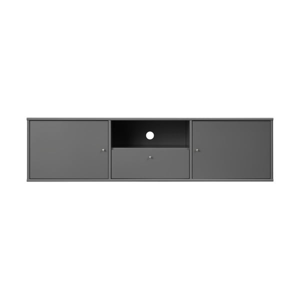 Comodă TV gri antracit 161x42 cm Mistral – Hammel Furniture