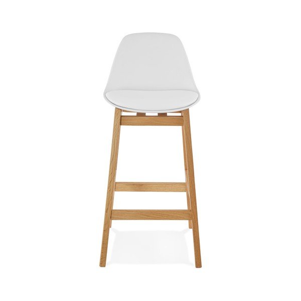 Scaun de bar Kokoon Elody, înălțime 86,5 cm, alb-image-4