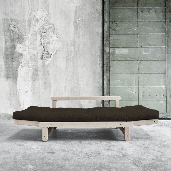 Canapea extensibilă Beat Beech/Choco Brown-image-1
