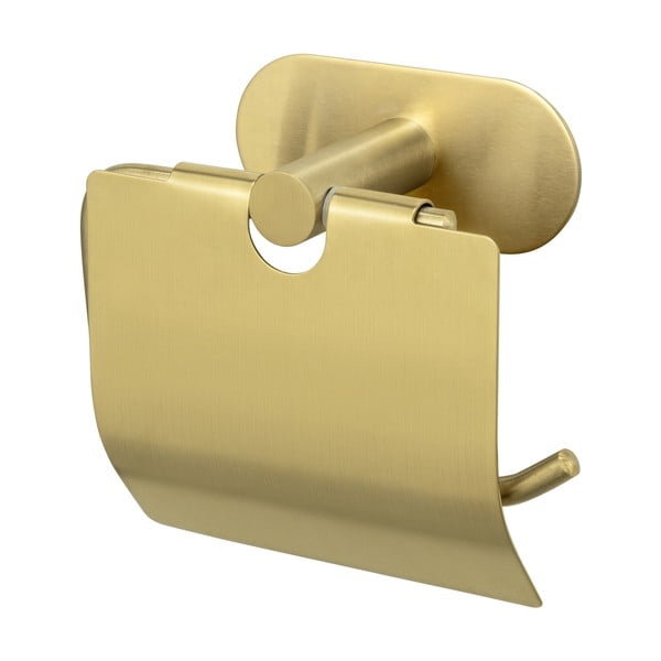 Suport pentru hârtie igienică autoadeziv din oțel inoxidabil Orea Gold – Wenko-image-3