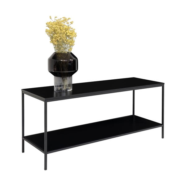 Comodă TV neagră 36x45 cm Vita - House Nordic-image-2