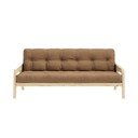 Canapea extensibilă maro 204 cm Grab - Karup Design