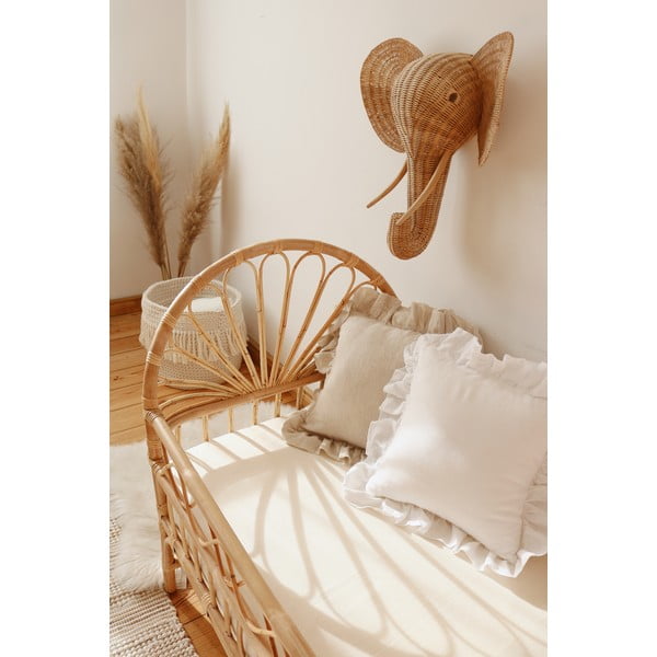 Față de pernă pentru copii White Frill - Moi Mili-image-2