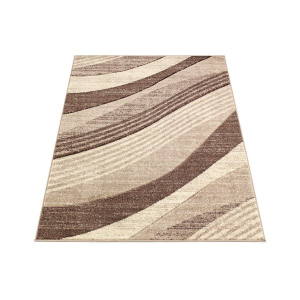 Covor Webtappeti Intariso Wave, 140 x 200 cm, maro -image-1