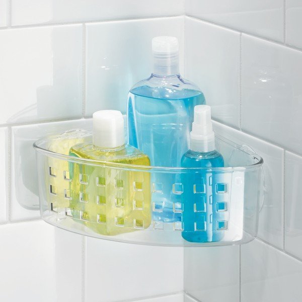 Coș cu ventuză iDesign Suction Corner-image-1