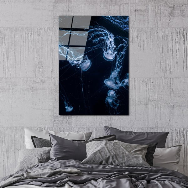 Tablou din sticlă 70x100 cm Jelly Fish – Wallity-image-3