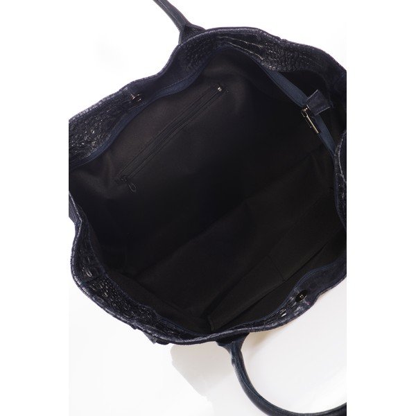 Geantă din piele Lisa Minardi Fausta, negru-image-3