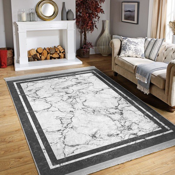 Covor alb-gri 120x180 cm – Mila Home-image-3
